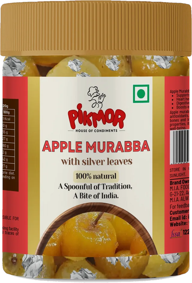 Apple Murabba Silver Vark jar