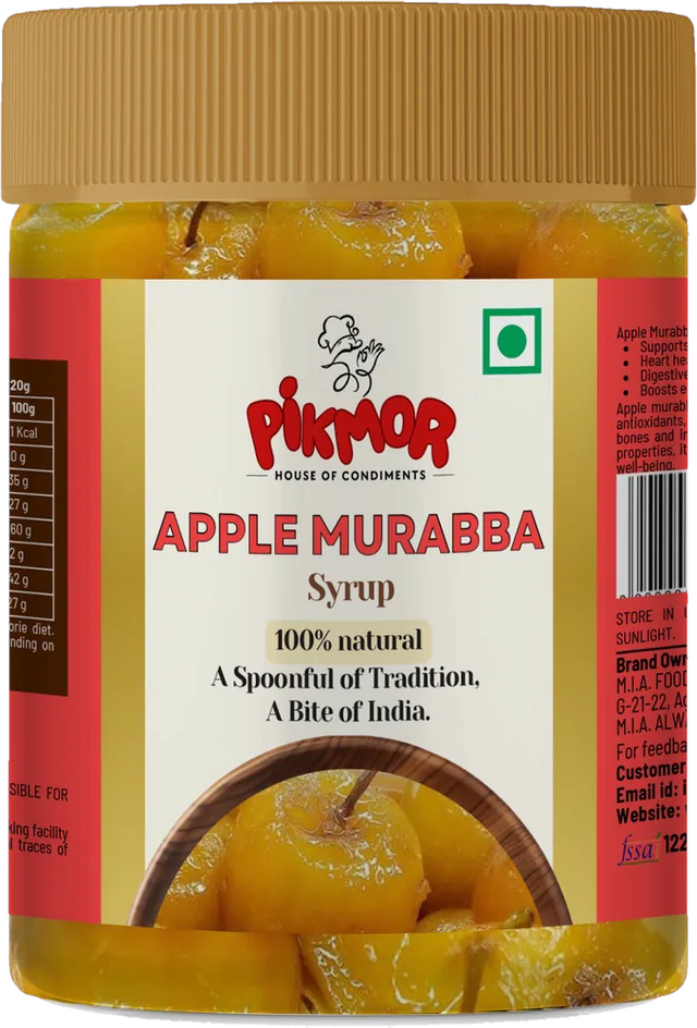 Apple Murabba Syrup jar