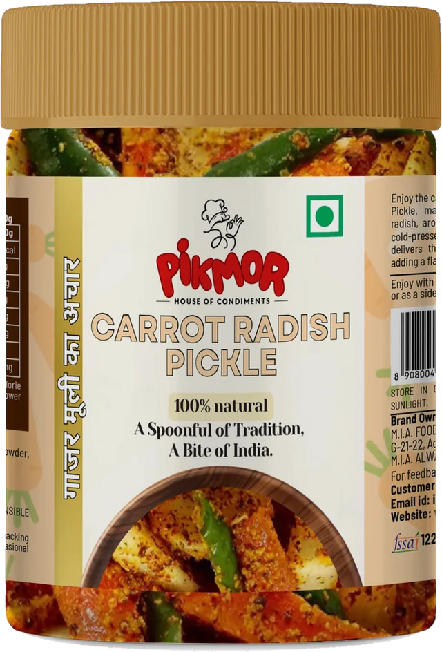 Carrot Radish Pickle jar