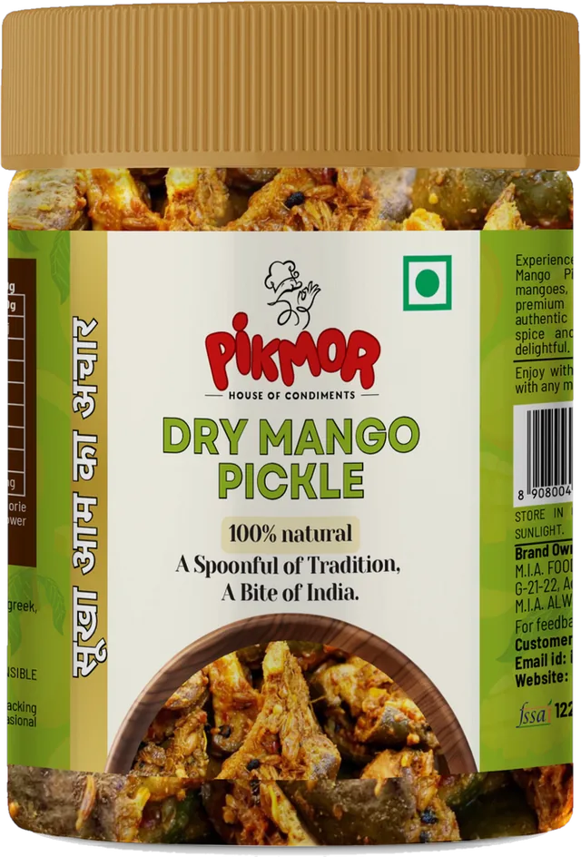 Dry Mango Pickle jar
