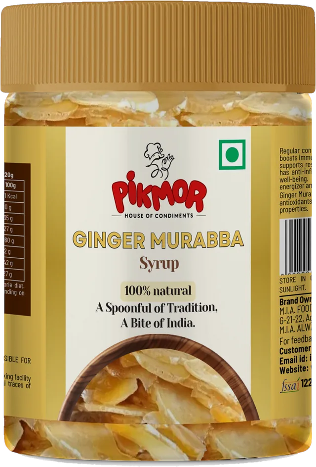Ginger Murabba jar