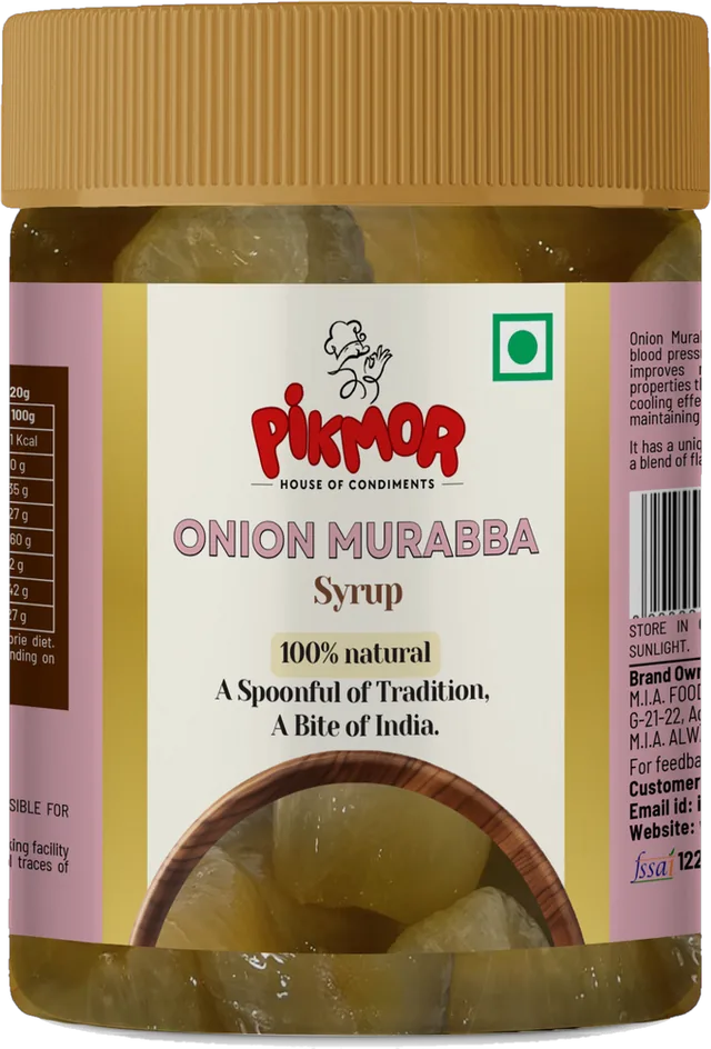 Onion Murabba jar