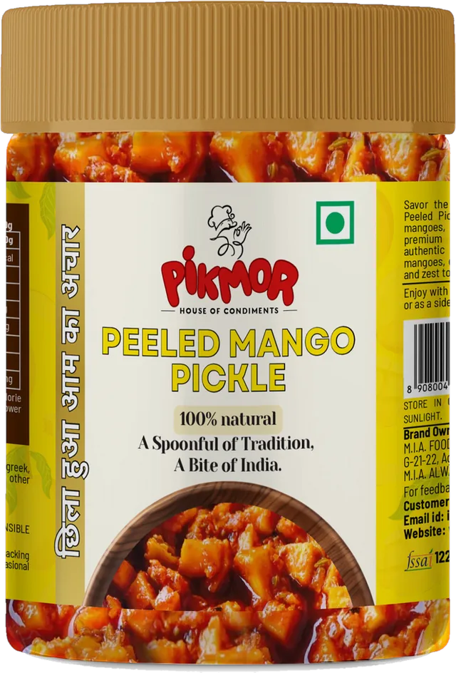Peeled Mango Pickle jar