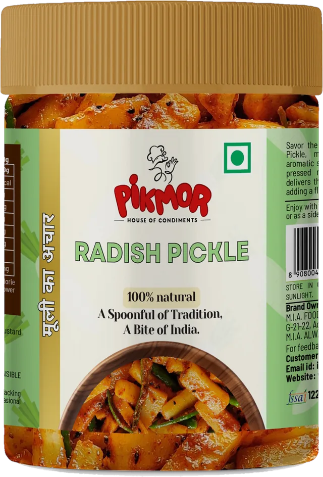 Radish Pickle jar