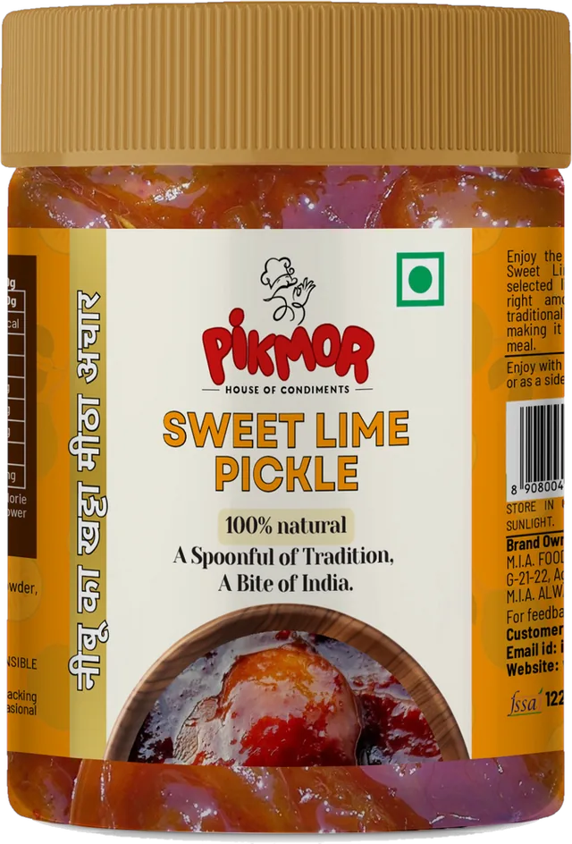 Sweet Lime Pickle jar